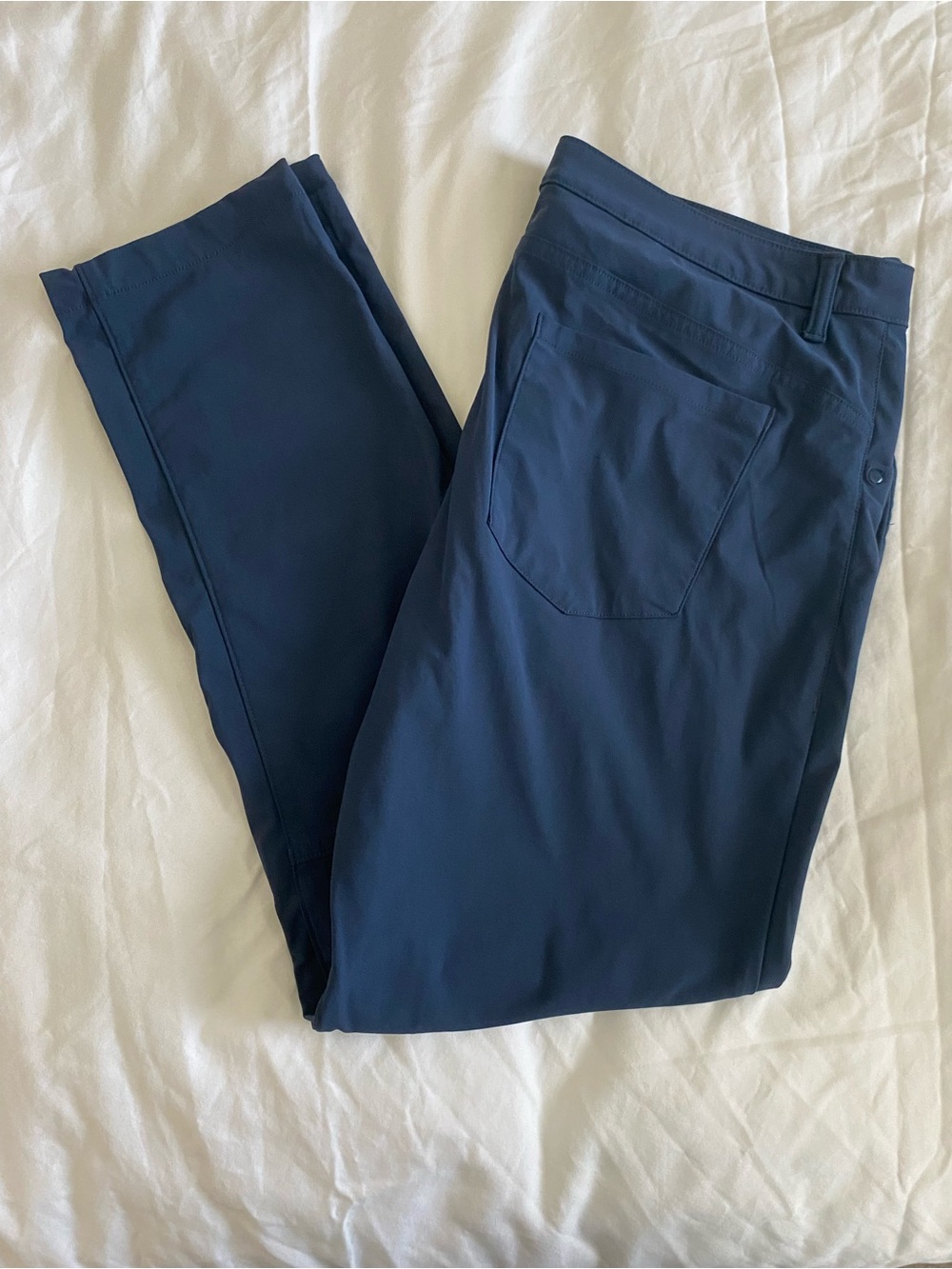 all in motion Men's Navy Chino-Style Performance Pants